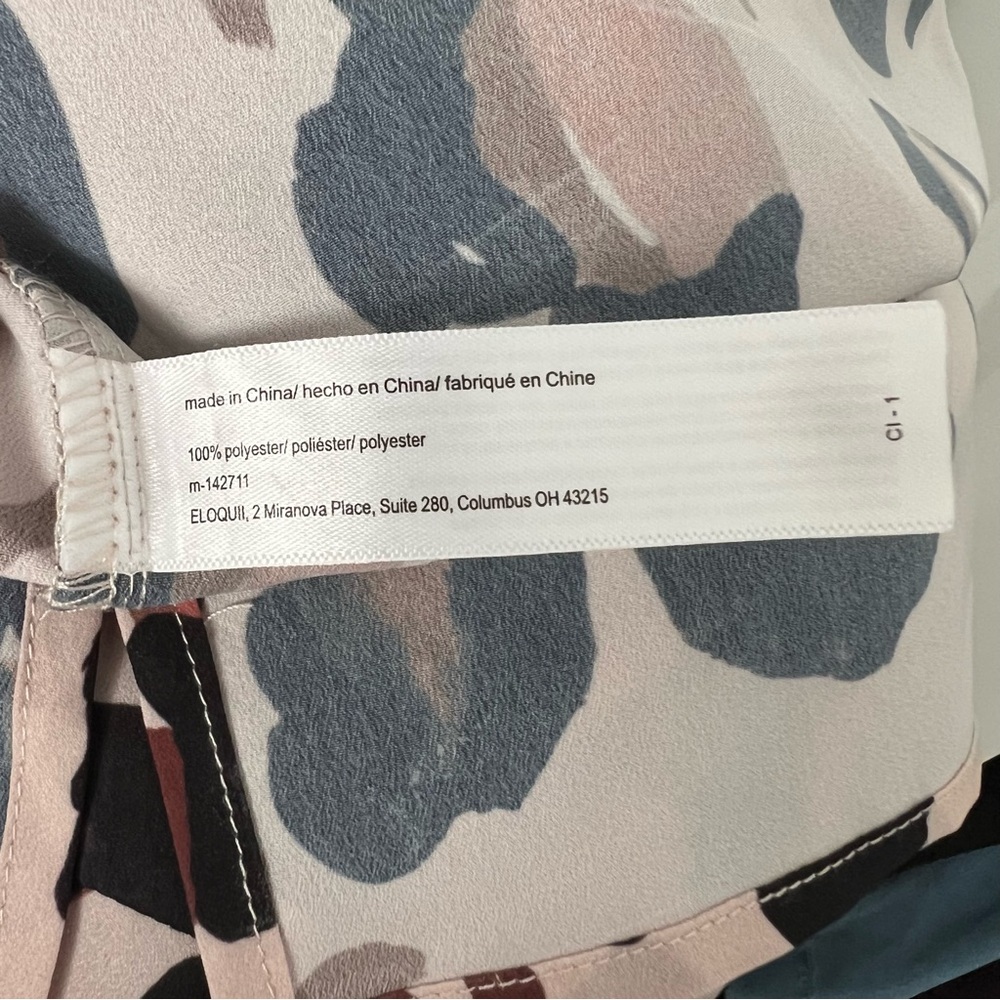 Eloquii Panthera Button Down w/ Ruffle Neck - NWT - Picture 14 of 15